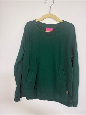 Dark Green Crewneck Sweatshirt - Lilly Pulitzer